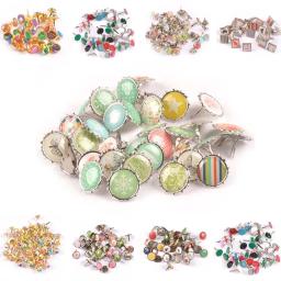 Mixed Retro Brads Embellishments para Scrapbooking Artesanato, Decoração Metal, Prendedor Brad Paper Fasteners, Suprimentos, C2583 - Image 1