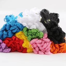50 pçs/lote multicolorido algodão ponto cruz threads costura skeins bordado fio fio kit artesanato diy acessórios de costura - Image 3