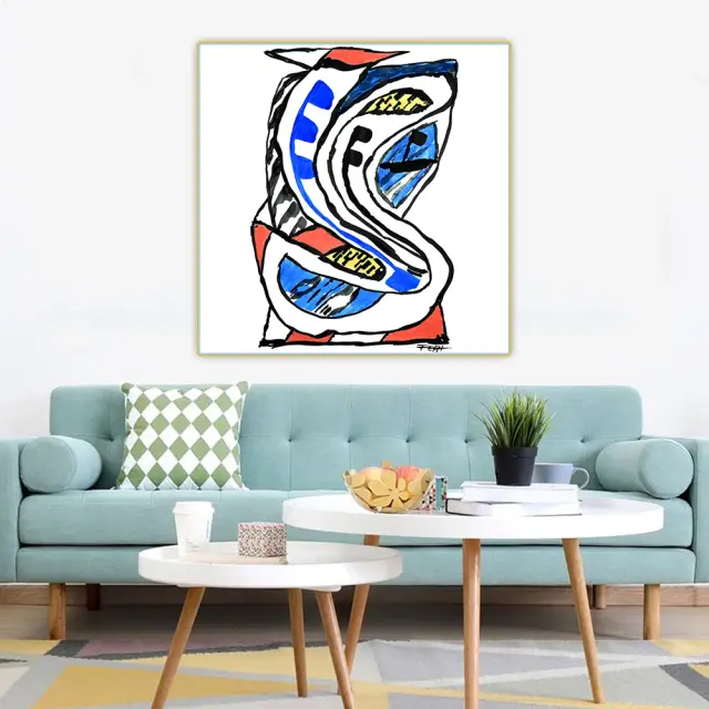 Pintura em Tecido: Arte em Óleo e Pedras Decorativas para a Sua Parede por Jean Pierre