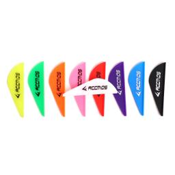 Seta plástica do Tpu para o tiro com arco, acessórios da pena para o tiro com arco, 2 polegadas, 60pcs - Image 3