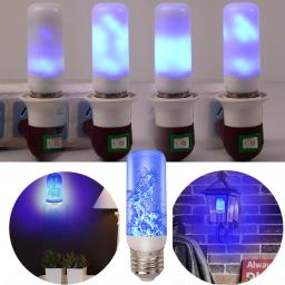 Lâmpada led cintilação de chama, efeito de queima simulada de fogo e27e26, decorações de festa de natal, luz cintilante ao ar livre - Image 5
