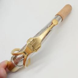 Colher de saxofone profissional., acessório de latão para saxofone de laca dourada. frete grátis. - Image 1