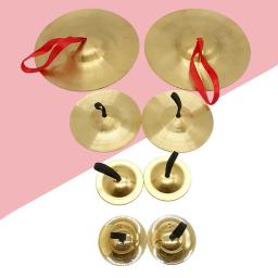 Dança Dedo Pratos de Percussão, Metal Adereços Dançando, Diâmetro 5cm 9cm 15cm, 2Pcs - Image 1