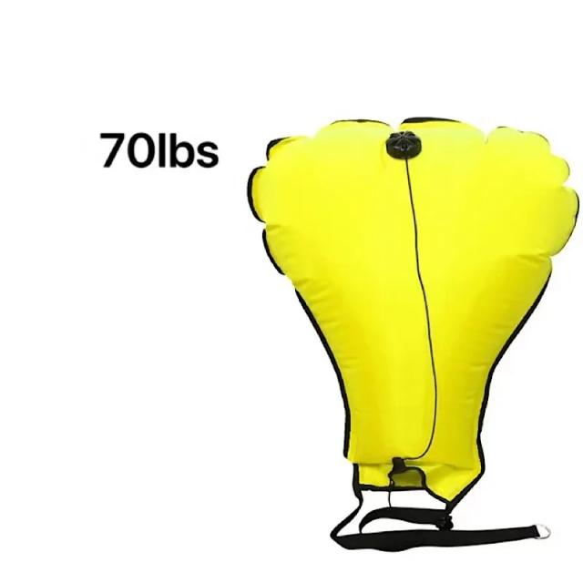 Mergulho Profundo: Lifting Bag para Salvamento em Cavernas e Wrecks com Equipamento de Flutuação e Válvula de Pressão até 140 lbs