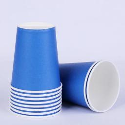 Preto/verde/azul/vermelho sólido descartável conjunto de utensílios de mesa festa fontes placas de papel copos festa de aniversário casamento decoração adulto favor - Image 5