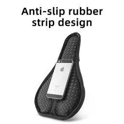 Rockbros silicone bicicleta sela oco respirável mtb bicicleta capa de almofada do assento mat sílica gel sela acessórios de ciclismo parte - Image 5