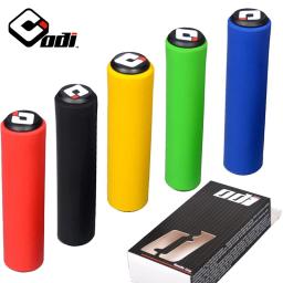 Odi punhos de bicicleta mtb mountain bike apertos guiador capa ciclismo apertos alça silicone punhos ergonômicos com extremidades barra - Image 1