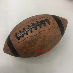 Rugby americano futebol retro puro para crianças e treinamento de adultos, pode ser treinado equipado com presentes, tamanho padrão, tamanho 3, 6, 9 - Image 3