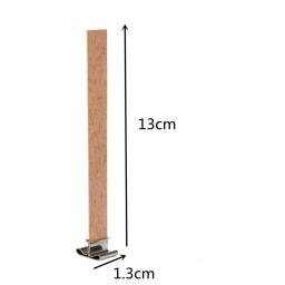 Aromaterapia De Madeira Pavio De Vela, Pavio De Vela, Pavio Com Núcleo Sustainer, DIY Vela Fazendo Kit Suprimentos, Parafina De Soja Artesanal W, 20Pcs - Image 4