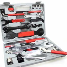 Portátil Bicycle Repair Tools Kit, Bike Repair Tool Box Set, chave sextavada, chave, removedor, manivela Extrator, ciclismo, alta qualidade, 44 em 1 - Image 1