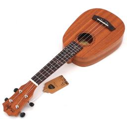 Ukulele em forma de abacaxi pequeno, soprano Uku Uku, 4 cordas Rosewood Fingerboard, instrumento musical, 21 ", atacado - Image 5