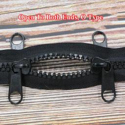 Zíper de resina para barraca ao ar livre, Alargamento dos dentes grandes, Acessórios Zipper Lock, 10 #, 1 m, 2 m, 3 m, 4 m, 5 m, 6 m - Image 1