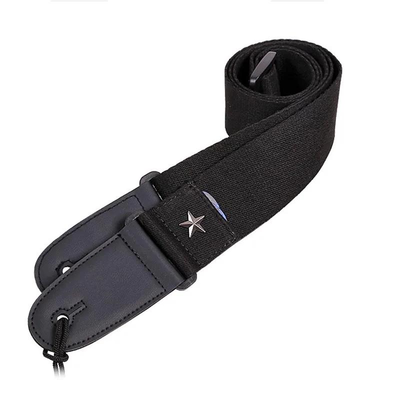 Couro ajustável guitarra pescoço cinta titular, botão Headstock adaptador, cinto peças e acessórios - Image 1