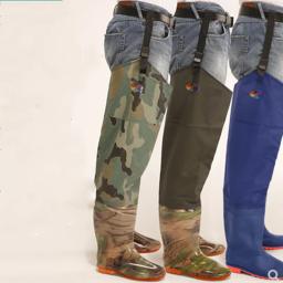 Impermeável anti desgaste botas de pesca, botas de chuva antiderrapantes, traje vadear, agricultura ao ar livre, eu 36-47, 1 pc - Image 1