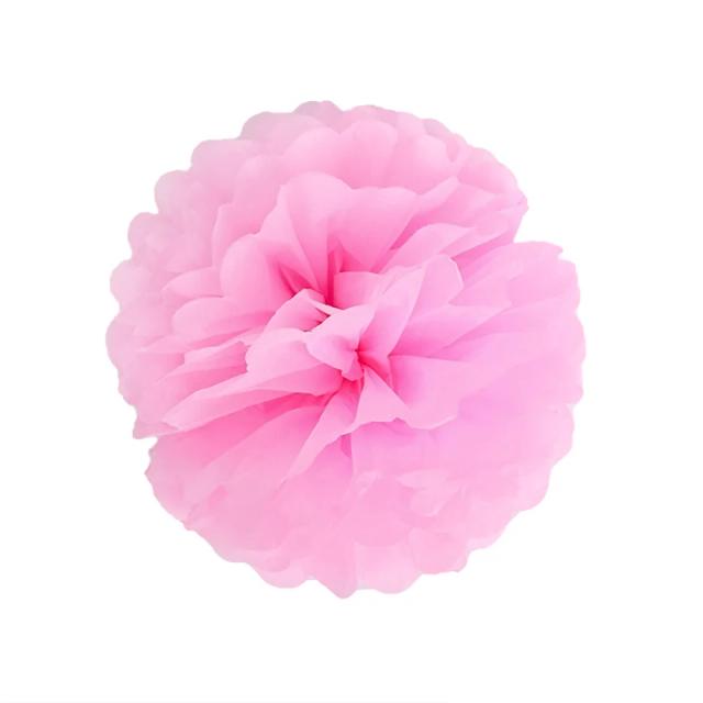 Pom Poms de Papel Weigao para Festas - Decoração de Aniversário, Casamento e Baby Shower, 5 Peças em Tamanhos de 10/20/30cm