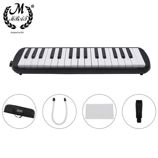 M mbat Teclado Musical de 32 Teclas com Bolsa de Transporte - Presente Perfeito para Iniciantes e Amantes da Música com Acabamento Requintado