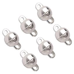 Fechos magnéticos fortes de aço inoxidável, cabem em pulseiras, colar, conectores de fecho de ródio para fazer joias de pulseira de couro - Image 4