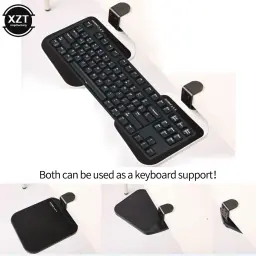 Ajustável mouse placa de extensão bandeja desktop mouse/teclado suporte estender o desktop portátil sob mesa mouse pad titular clipe - Image 2