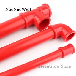 Tubo de pvc para aquário, 2 peças, diâmetro externo 20 ~ 50mm, tubo de pvc para irrigação de jardim, água potável, comprimento de 50cm(19 ") - Image 4