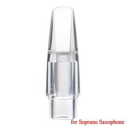 Saxofone Alto ou Soprano transparente, bocal para saxofone tocando, Jazz Music Instruments Parts - Image 1