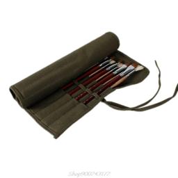 Bolsa de pincel para artesanato, caneta de desenho de aquarela para pintura a óleo, suporte de lona - Image 1