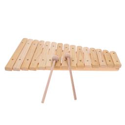 Xilofone de madeira com 2 balizas infantis, brinquedos educativos musicais, 15 notas - Image 5