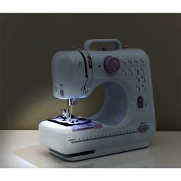 Inne multifunções máquina de costura overlock casa pequenas máquinas terno elétrico do agregado familiar 12 pontos pedal luz da noite - Image 4
