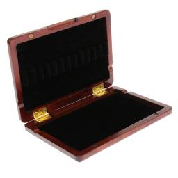 Caixa de armazenamento para instrumentos de madeira, árvore vermelha escura - Image 1