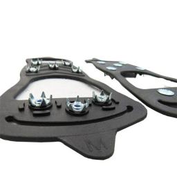 Grampos De Escalada Profissional, Anti-Skid, Gelo, Neve, Acampamento, Sapatos De Caminhada, Spike Grip, Equipamento Ao Ar Livre, 8 Studs, Inverno, 1 Par - Image 3