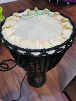 Pele De Tambor De Couro Real Amarelo, Pele De Tambor Cintura De Tambor, Superfície De Tambor Substituir O Tambor, 15-40cm, Djembe, Pele De Tambor - Image 6