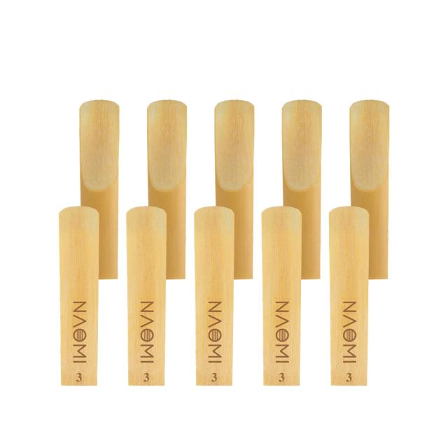 Pacote de 10 Teclas e Palhetas para Saxofone Tenor - Forças 2.0, 2.5 e 3.0 com Som Agradável