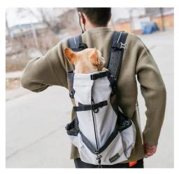 Malha Respirável Pet Dog Carrier, Mochila de Viagem, Ao Ar Livre, Ventilação, Bicicleta, Motocicleta, Esporte, Caminhadas, Transporte da Gota - Image 3