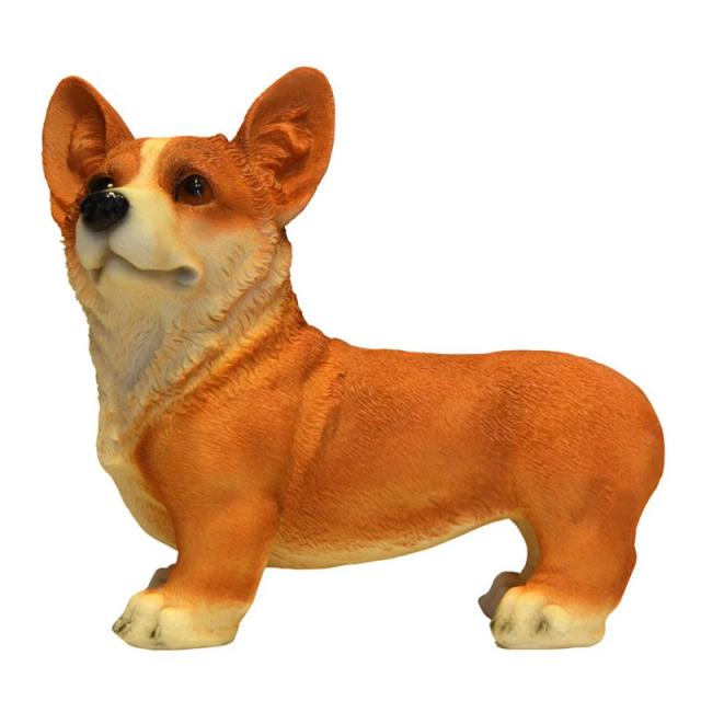 Mini Estatuetas de Corgi em Resina: Figuras Adoráveis para Decoração e Presentes para Crianças