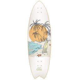 Terra carver surf skate deck só carbonizado fibra de vidro de bambu novo design côncavo - Image 5