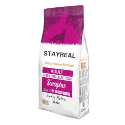 Stayreal comida de gato natural de alta qualidade baixo-grão adulto esterilizado comida de gato 12 kg - Image 3