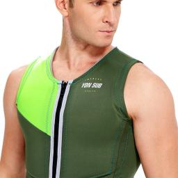 Colete salva-vidas para esportes aquáticos, colete para ski, resgate e natação, neoprene com zíper - Image 4