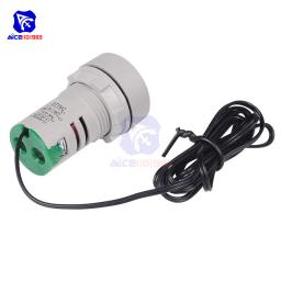 Diymore st16c 22mm led termômetro medidor de temperatura digital indicador com 1m sensor de temperatura sonda-20 -120 ac ac 50 -380v - Image 3