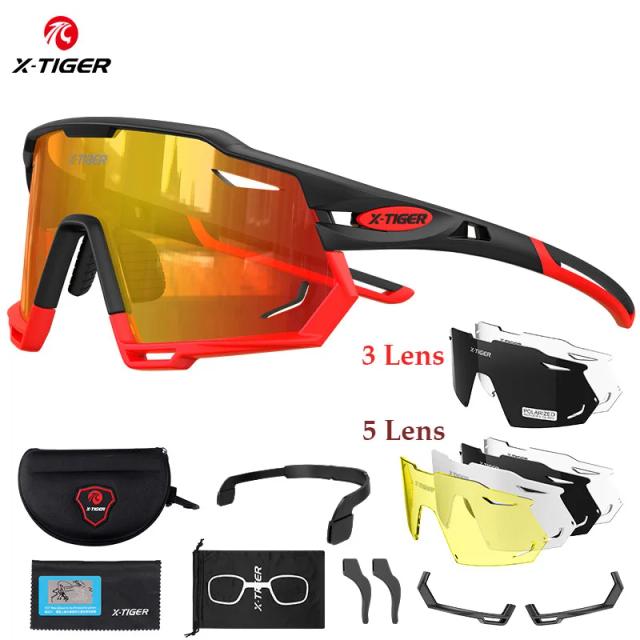 Óculos de Sol Polarizados X-TIGER UV400 para Ciclismo e Pesca - Design Inovador e Original