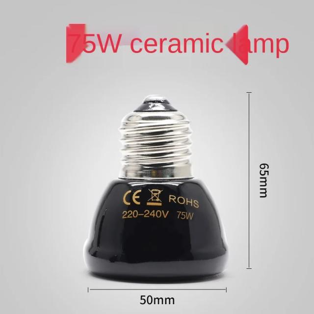 Lâmpada Aquecedora para Ninho de Pássaros: Capa Almofada Quente de 25W a 100W para Inverno e Conforto Animal