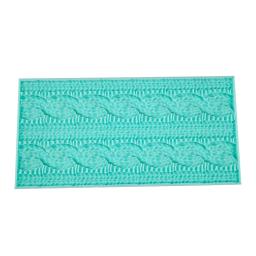 Molde de silicone para Artesanato Artesanal DIY, 3D Lace Mat, Camisola Padrão Texto, Fondant Bolo, Mousse e Sugarcraft, Decoração Home - Image 5
