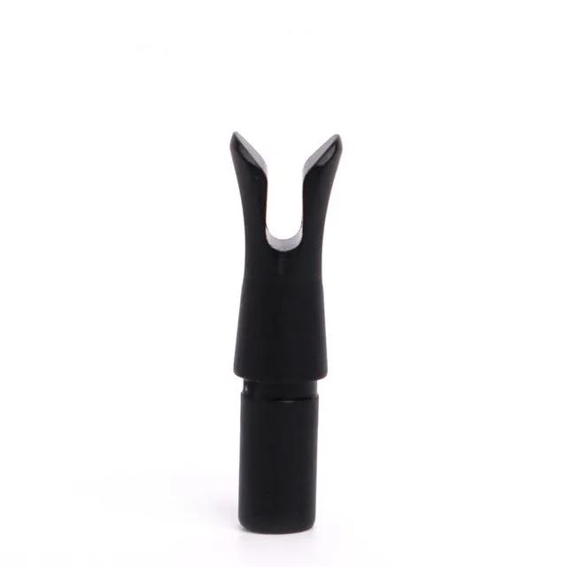6 pçs archery arrow nock id 6.2mm alumínio nock diy para caça tiro com flecha acessórios - Image 1