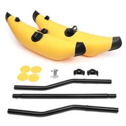 Caiaque pvc inflável outrigger flutuador com braços de ajudante haste caiaque barco de pesca em pé sistema estabilizador kit - Image 1