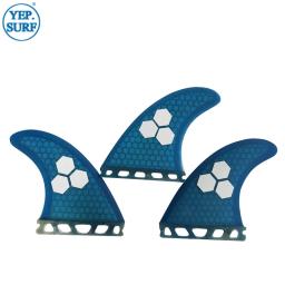 Prancha de surf único tabs fin favo mel fibra vidro material surf m tamanho barbatanas boa qualidade surf tri conjunto frete grátis - Image 3