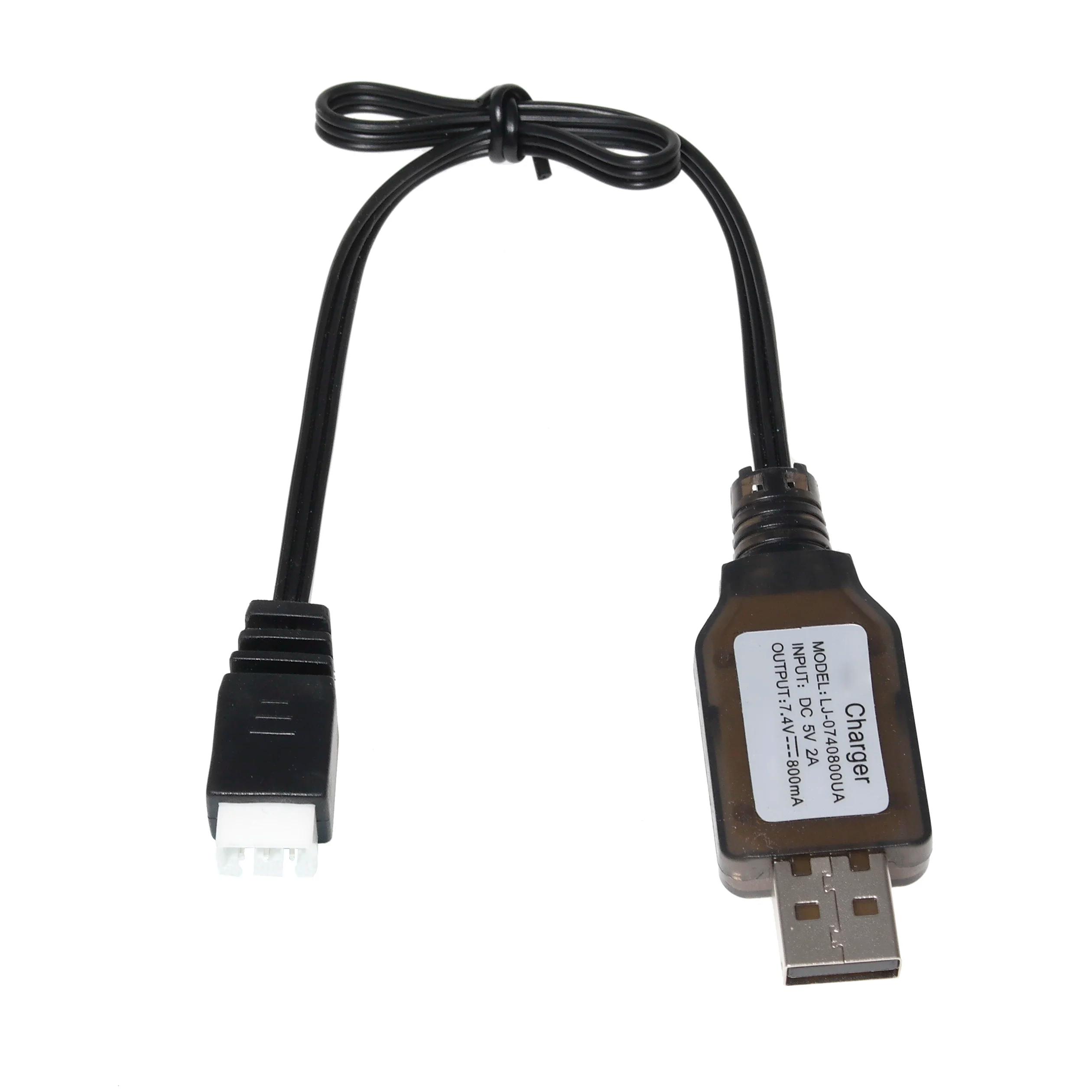 7.4v carregador XH-3P 2 s lipo bateria 2000ma carregamento rápido carros elétricos rc zangão brinquedos peças de reposição carregador usb - Image 1