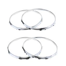 1 par de acessórios para instrumento de percussão, aro fundido de tambor, aro de anel para 14 polegadas de snare - Image 1