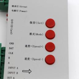 Controle de intensidade de luz led rgb para ws2812b dmx512, cartão sd, com suporte para 2048 pixels - Image 4