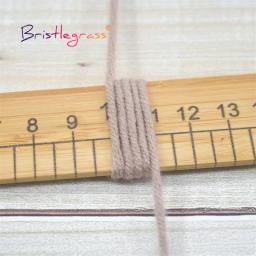 BRISTLEGRASS Fio de crochê acrílico, Linha de algodão, Artesanato de tricô manual DIY, Suéter, Cachecol, Boneca, Bebê, 1 meada, 5 Strand, 50g - Image 2