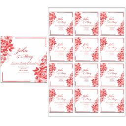 Adesivos customizados com suare, adesivos com nome, data, festa de aniversário, casamento, etiqueta com design, caixa de presente, selo, autoadesivo - Image 2