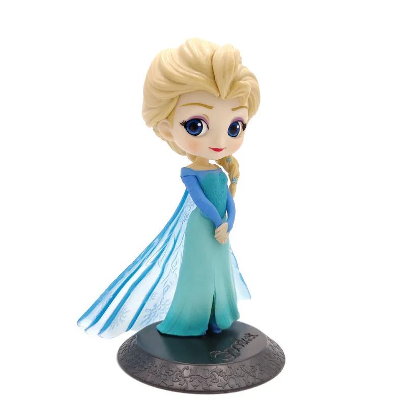 Nova princesa congelada 4 estilo anna elsa figuras de ação pvc modelo bonecas coleção presente aniversário crianças brinquedos presentes aniversário - Image 1