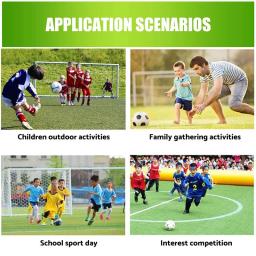 Rede durável do treinamento do futebol, rede do objetivo do futebol, malha para o futebol, fósforo, júnior, esportes ao ar livre, prática, aptidão - Image 6